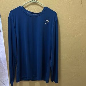 Gymshark Blue Long Sleeve Shirt